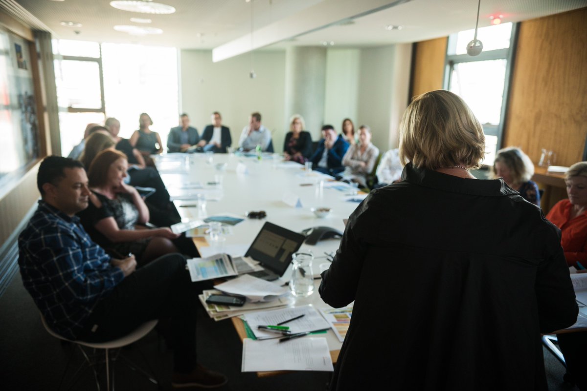 Springboard_NZ's tweet photo. Congratulations to our Auckland principals who have this month finished #SLPP2017 We also congratulate our capacity partners who do a terrific job supporting school leaders on the programme. A big thank you to @ASBBank @KPMGNZ @SparkNZ for hosting our end of SLPP celebrations https://t.co/3kpvQQKBkS
