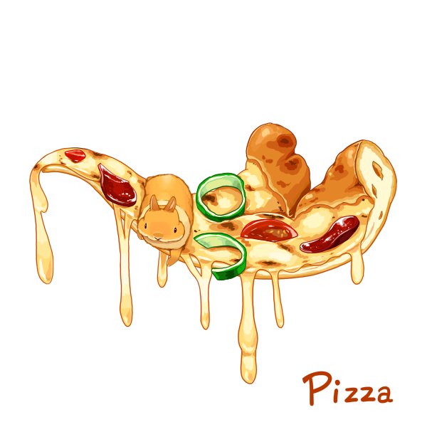 pizza food no humans pizza slice white background simple background food focus  illustration images