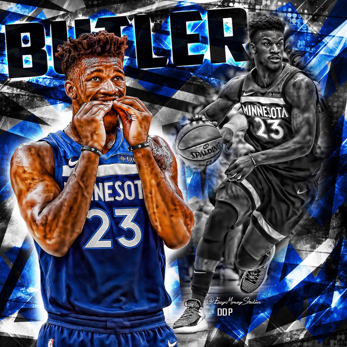 EMS_graphics's tweet photo. One of my best NBA edits so far!🙌🔥 #NBA #art #timberwolves #design #GraphicDesign #JimmyButler https://t.co/C8LMx20l5H