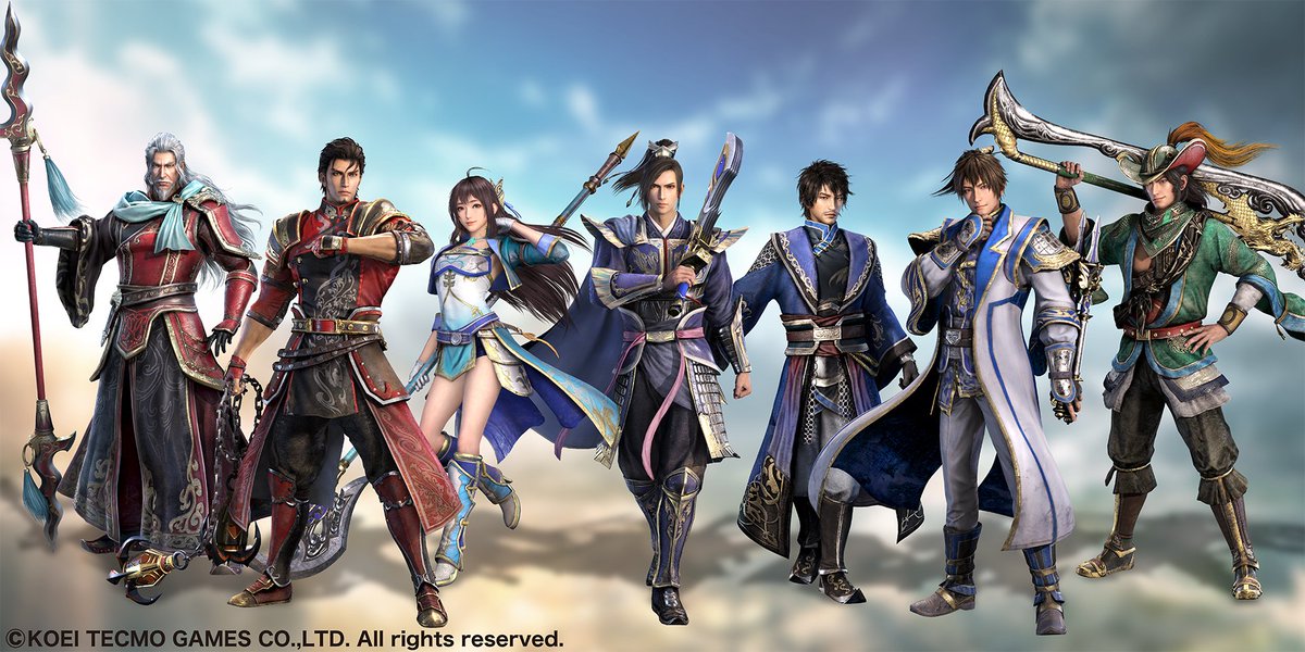 koeitecmoeurope's tweet photo. Though it's not Monday morning just yet, feast your eyes on the seven new characters for #DW9 #DynastyWarriors9 https://t.co/yGDzpTXaHQ
