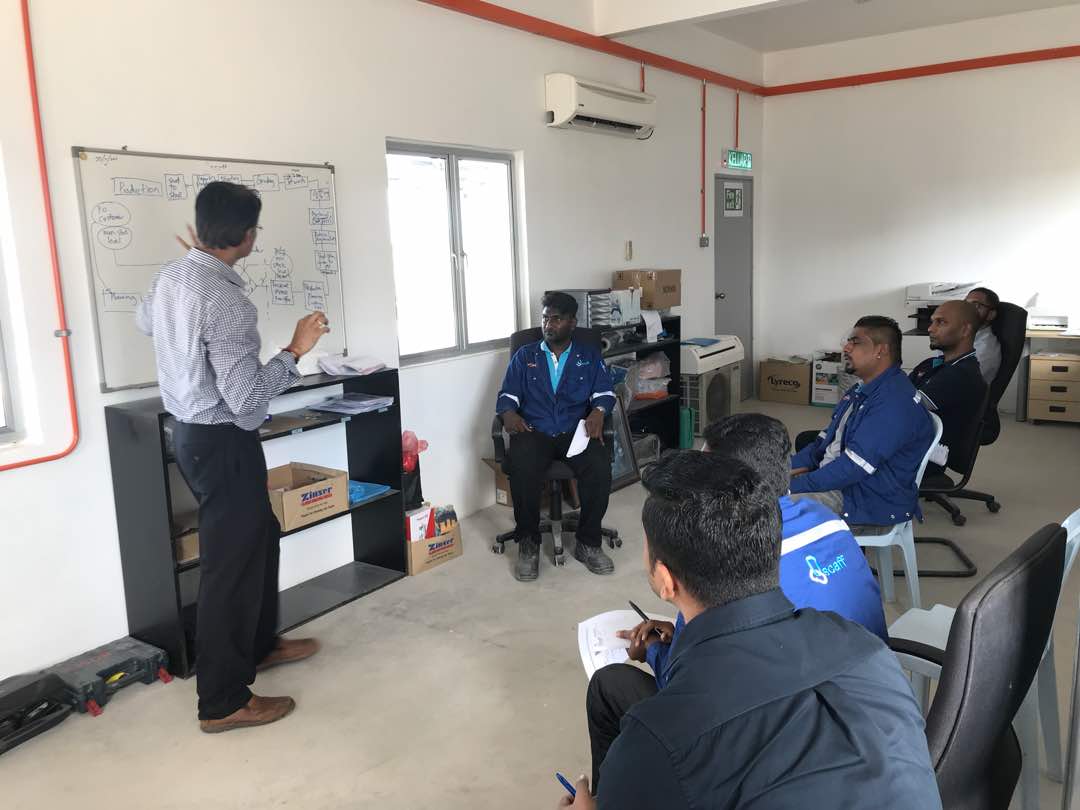 DscaffGroup's tweet photo. #5Straining at #Dscaff Kapar #Warehouse for our staffs
#BesafeBesmartDscaff #Training https://t.co/sAhP2sAEf6