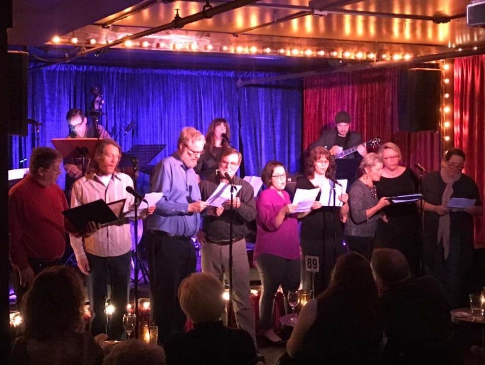 martimendenhall's tweet photo. Thanks so much @JackLondonRevue for hosting. I loved the crowd and the music! Thanks to my band and the choir. I am grateful! #PdxJazzSinger #MartiMendenhall #ChristmasJazz https://t.co/jRLRqhJHvG