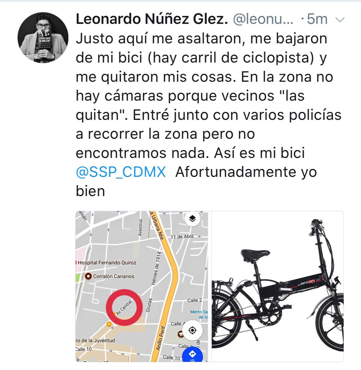 warkentin's tweet photo. Otro asalto más. Uno más. Y seguro no habrá consecuencias. Una vez más.

¡Abrazo, @leonugo! https://t.co/jGDMinb5YX