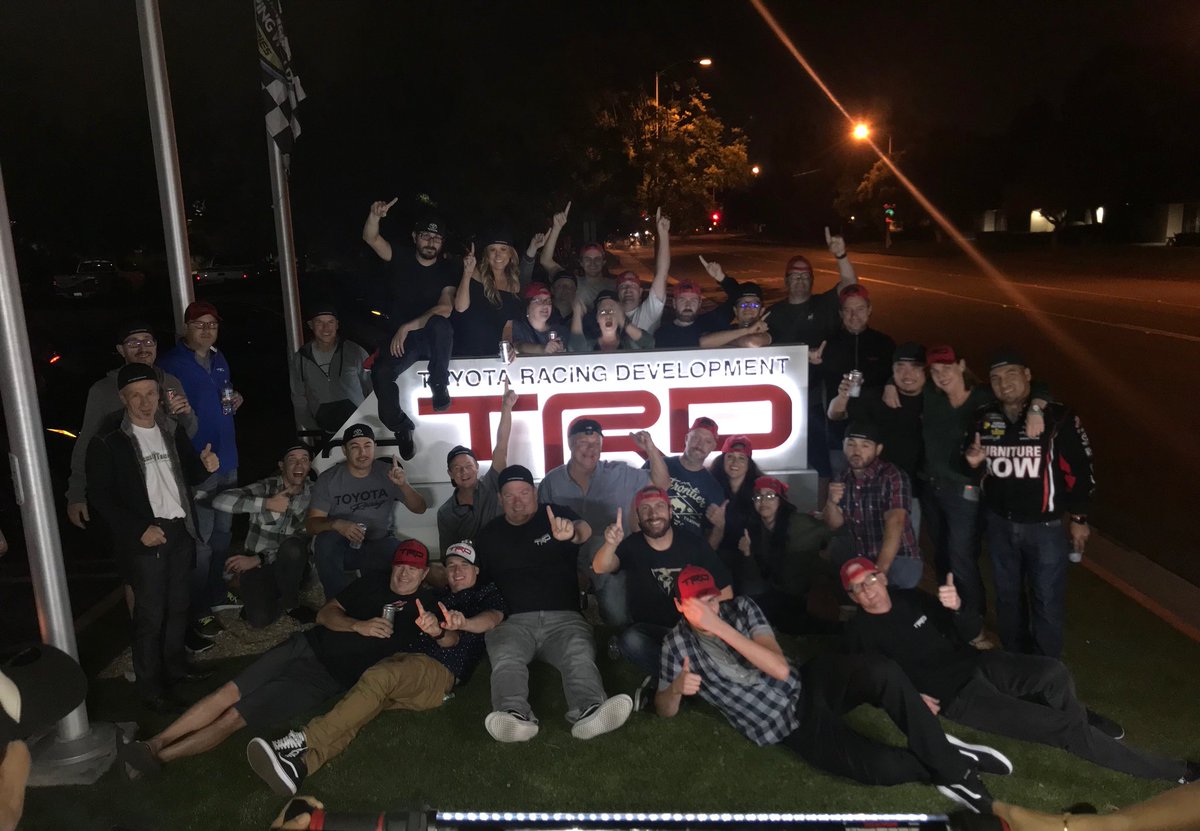 This is a small portion of a much bigger group of very talented, dedicated, hard working people I am privileged to call friends and colleagues.  Congrats on our 2nd <a href="/NASCAR/">NASCAR</a> Cup Championship! #TRDUSA <a href="/ToyotaRacing/">ToyotaRacingusa2</a> @FRRacingTeam <a href="/JoeGibbsRacing/">Joe Gibbs Racing</a>