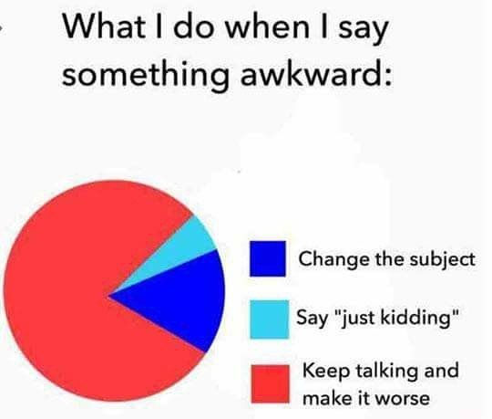 aspenthewriter's tweet photo. Today I found the truest of all true memes! #keepingitawkward #cantmakeitstop #aspenmarielaughs https://t.co/5V0Ig6Bpg8