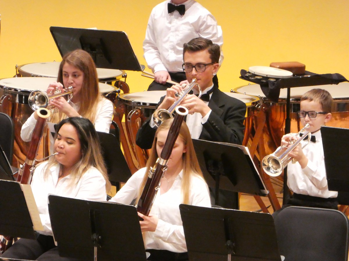 AnnetteKuehne's tweet photo. Awesome Concertino trumpets plus an amazing Symphony guest performer! So much fun! #gtcysfallfest #trumpetsrule https://t.co/e9ZtdlNIl3