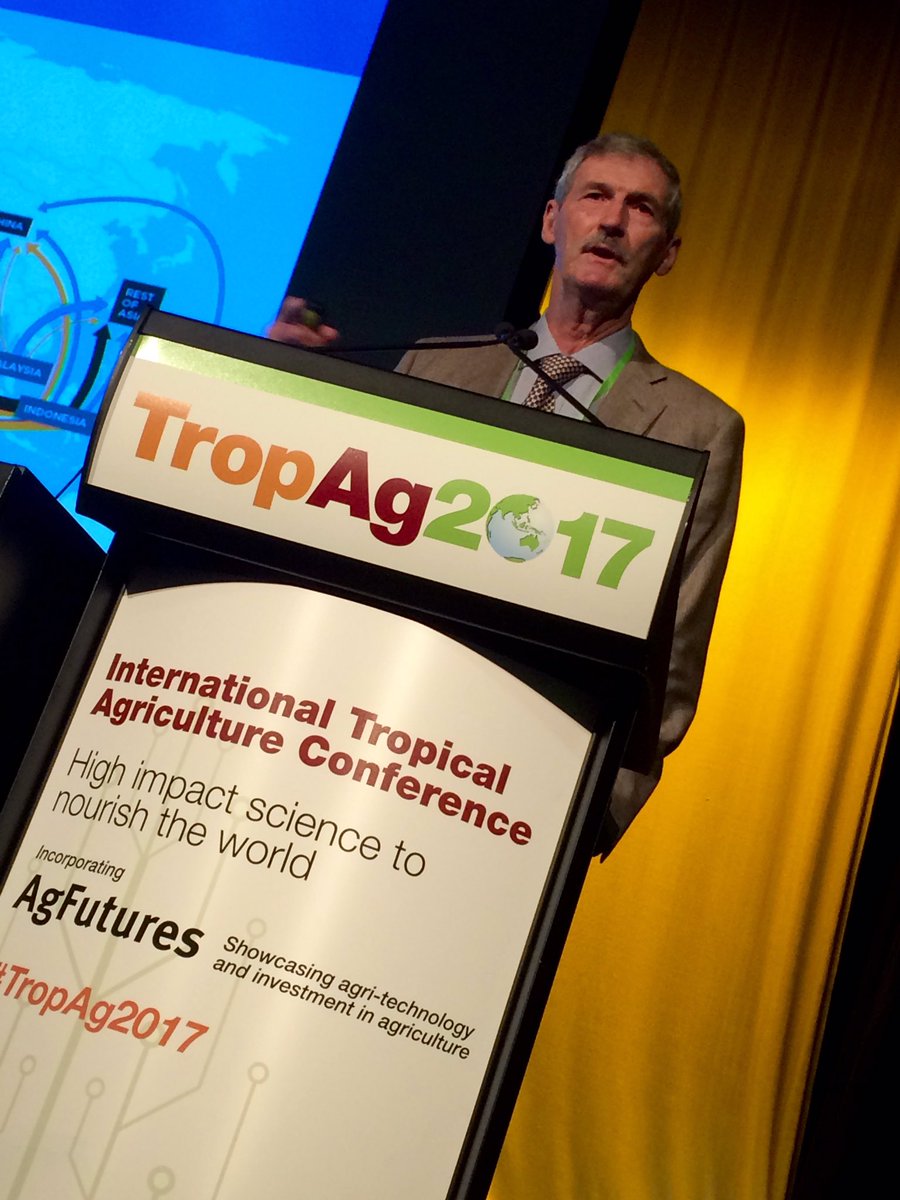 endofthebitumen's tweet photo. @Georgetown @Stanford Ag economist #DrDerekByerlee tells @TropAg2017 that #soybean is now the world's most lucrative #Ag #commodity #4feed https://t.co/8I2sDcmgn2