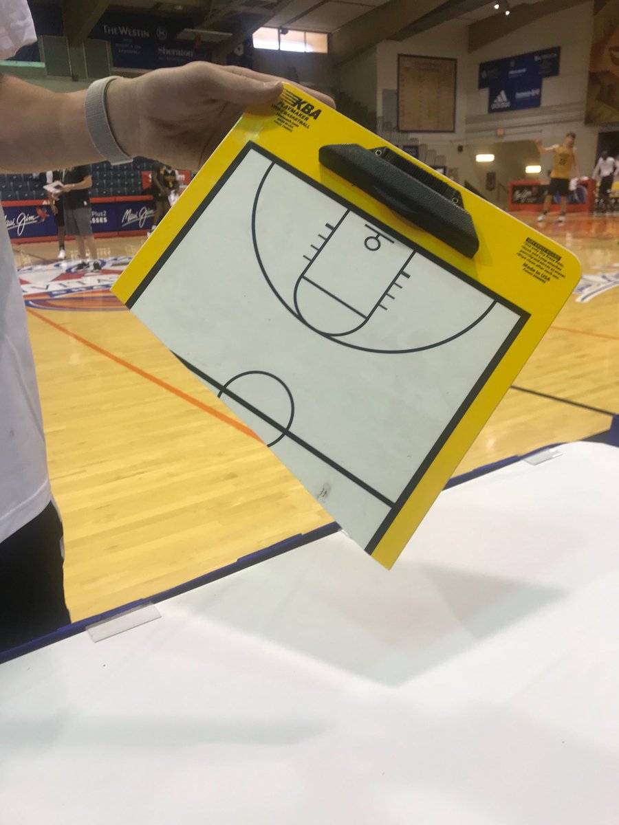 JayBilas's tweet photo. Wichita State coach Gregg Marshallโs clipboard. Broke it years ago, but still uses it to remind everyone how hard the Shockers need to play. https://t.co/I5ItgWmZJK