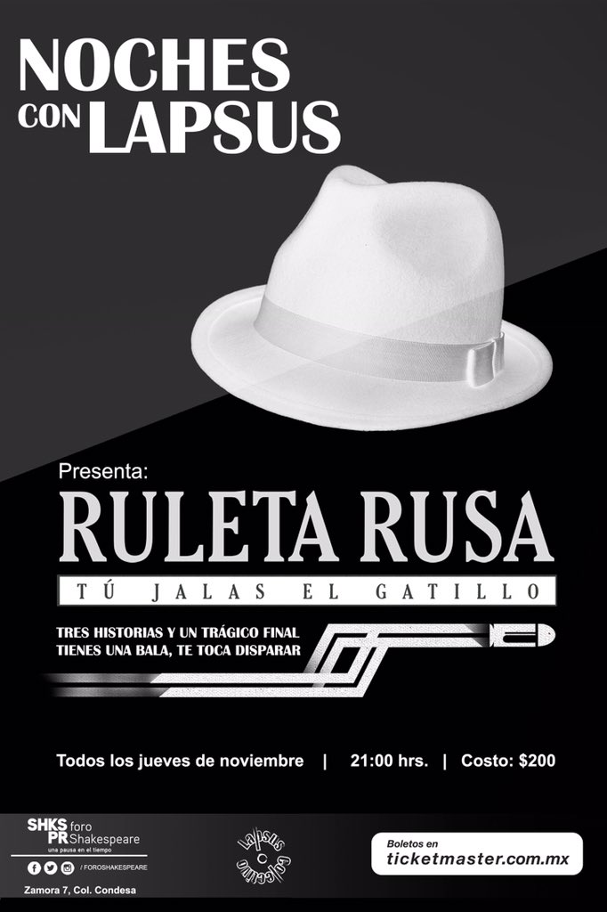 LapsusColectivo's tweet photo. ¡Tenemos a un súper invitado para el jueves 23! @mduarteactor jugará con nosotros en el @ForoShakespeare a las 9 pm. 
Y por si fuera poco, todos los que lo pidan hoy y mañana, tienen 2X1 o 50% en boleto único por #BuenFin. 😄😄😄 https://t.co/MQv0vG7NDi