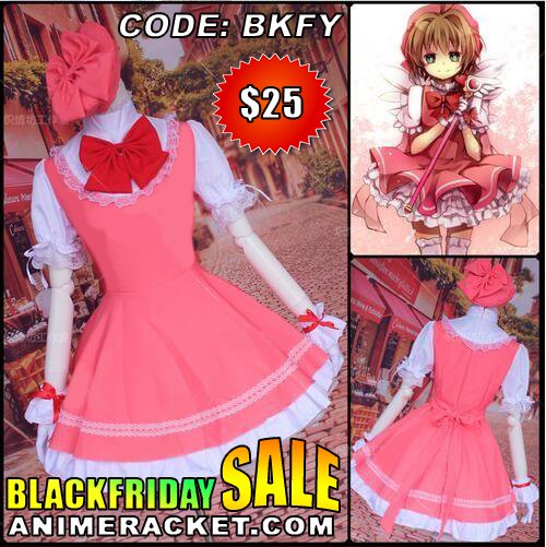 animeracket's tweet photo. 💥 If you want anime merch at the lowest prices in #blackfriday spirit you should check out https://t.co/bDiA3mOCIz! We're selling this awesome Cardcaptor Sakura cosplay outfit for only $25! Tag a friend and we'll love you!
🔗 https://t.co/pSIGuqmzv7
🌍 Free Worldwide Shipping https://t.co/I8L1xNNh52