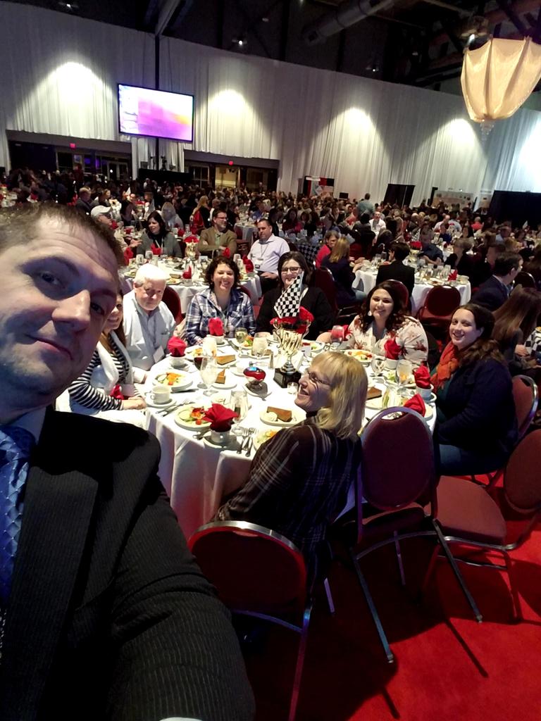 CVThunderSuper's tweet photo. The Central Valley crew is ready for the @NYSCATE Champions Banquet and Awards. #MustBeInFrontRow #Nyscate17 https://t.co/BPMCJMiGXz