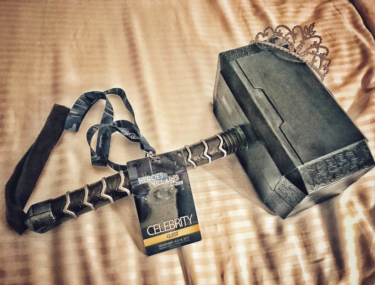 The end of a good convention😎 <a href="/heroesfanfest/">Fan Fest Events</a> Thank you, Atlanta!!!