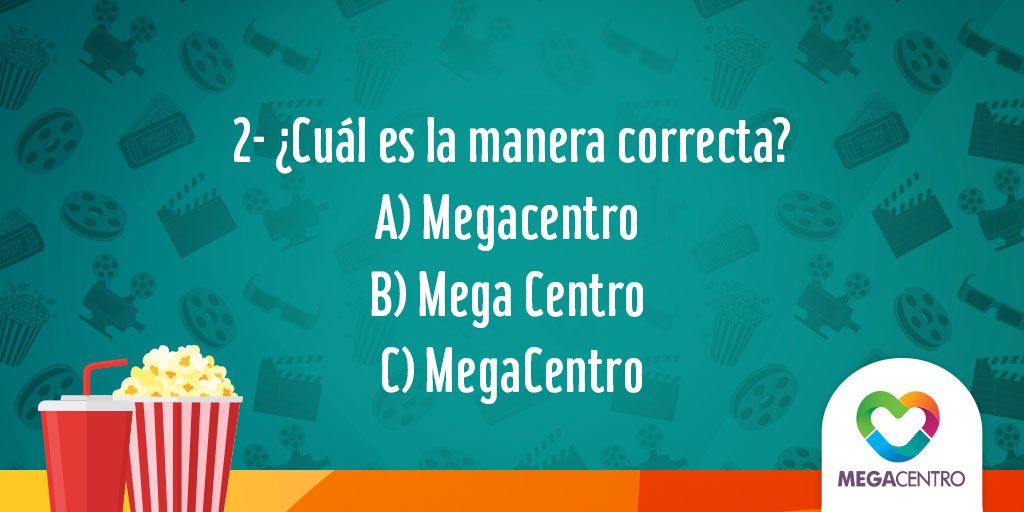 MegacentroRD's tweet photo. Responde correctamente usando el HT #AlCineConMegacentro, haz Retweet y gana 4 boletas 3D de @caribbeancine 🍿 🎥 🎞

El ganador se elegirá al azar entre todos los participantes 😀 https://t.co/iaktjPtoww
