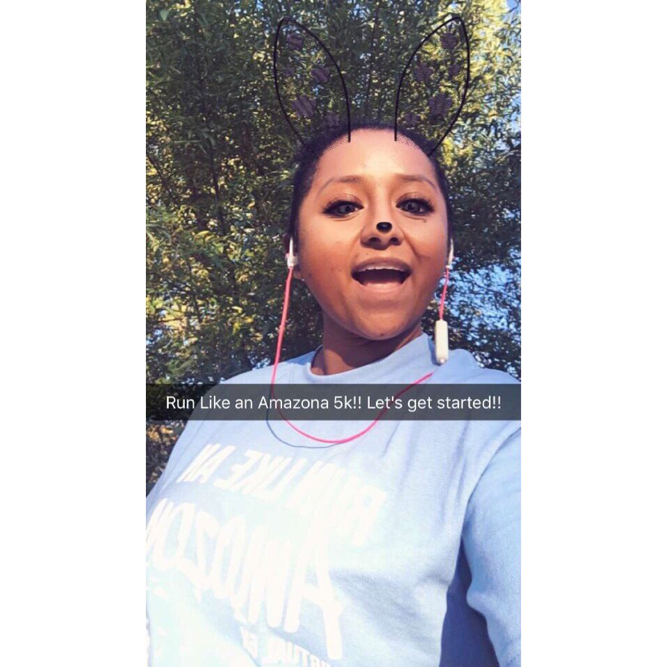 SFA_MSU's tweet photo. Shout out to our sisters for completing our first virtual RUN LIKE AN AMAZON 5k!! Way to go sisters!! 🏹💙MUUuuuuu!!!! #msu36 #musigmaupsilon #sfasu #sfa #RunLikeAnAmazon https://t.co/aQTQDCJwgg