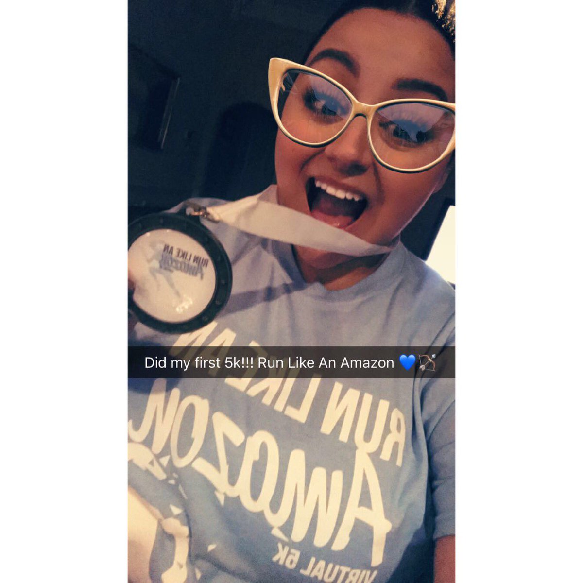 SFA_MSU's tweet photo. Shout out to our sisters for completing our first virtual RUN LIKE AN AMAZON 5k!! Way to go sisters!! 🏹💙MUUuuuuu!!!! #msu36 #musigmaupsilon #sfasu #sfa #RunLikeAnAmazon https://t.co/aQTQDCJwgg