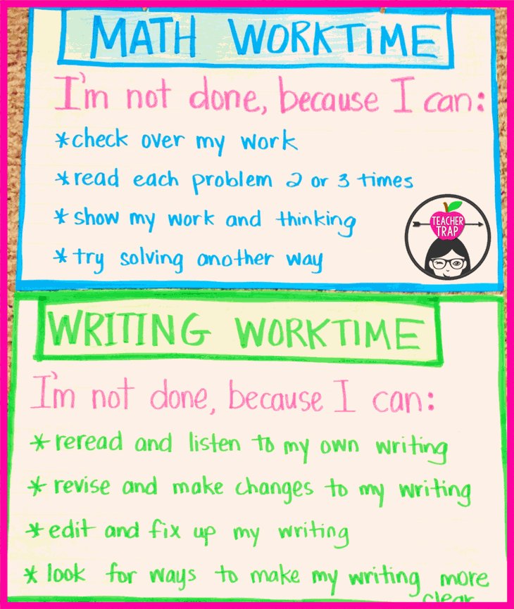 teacher2teacher's tweet photo. 4 tips to end the "race to the finish" and cancel out the chorus of "I'm done!" via T @teachertrap: https://t.co/Pv2HaD41Gy #KidsDeserveIt https://t.co/X1eM2JXrhu