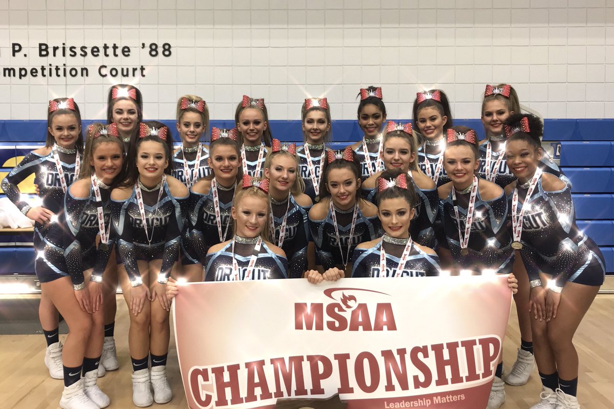 DracutCheer's tweet photo. 2017 Division 3 Fall State Champions! This team has been through so much adversity this season. Couldn’t be prouder of your tenacity, spirit &amp; work ethic! 11X MSAA State Champions! 💙 https://t.co/IU5KUB3AHf