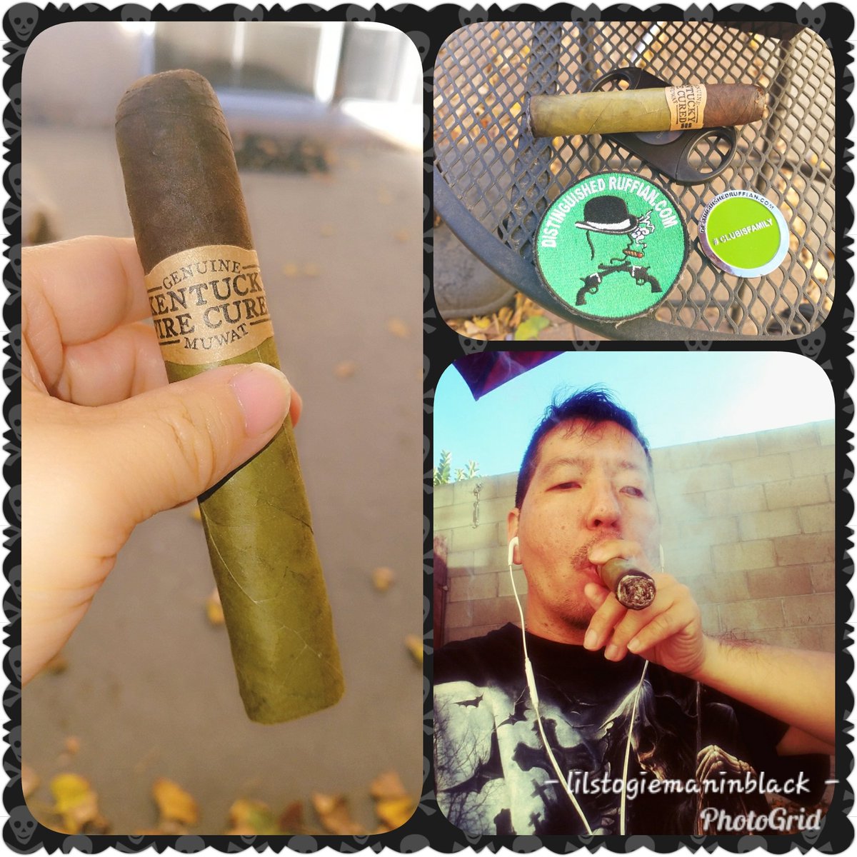 rkwon74's tweet photo. This weekend's shenanigans #cigars #cigarlifestyle #cigarworld #cigarporn #cigarsociety #cigaraficionado #lilstogiemaninblack #cheers #cigartime #nowsmokingacigar #greatcigar #DREvent #laaromadehavanapismobeach https://t.co/eBEvIkOPoE