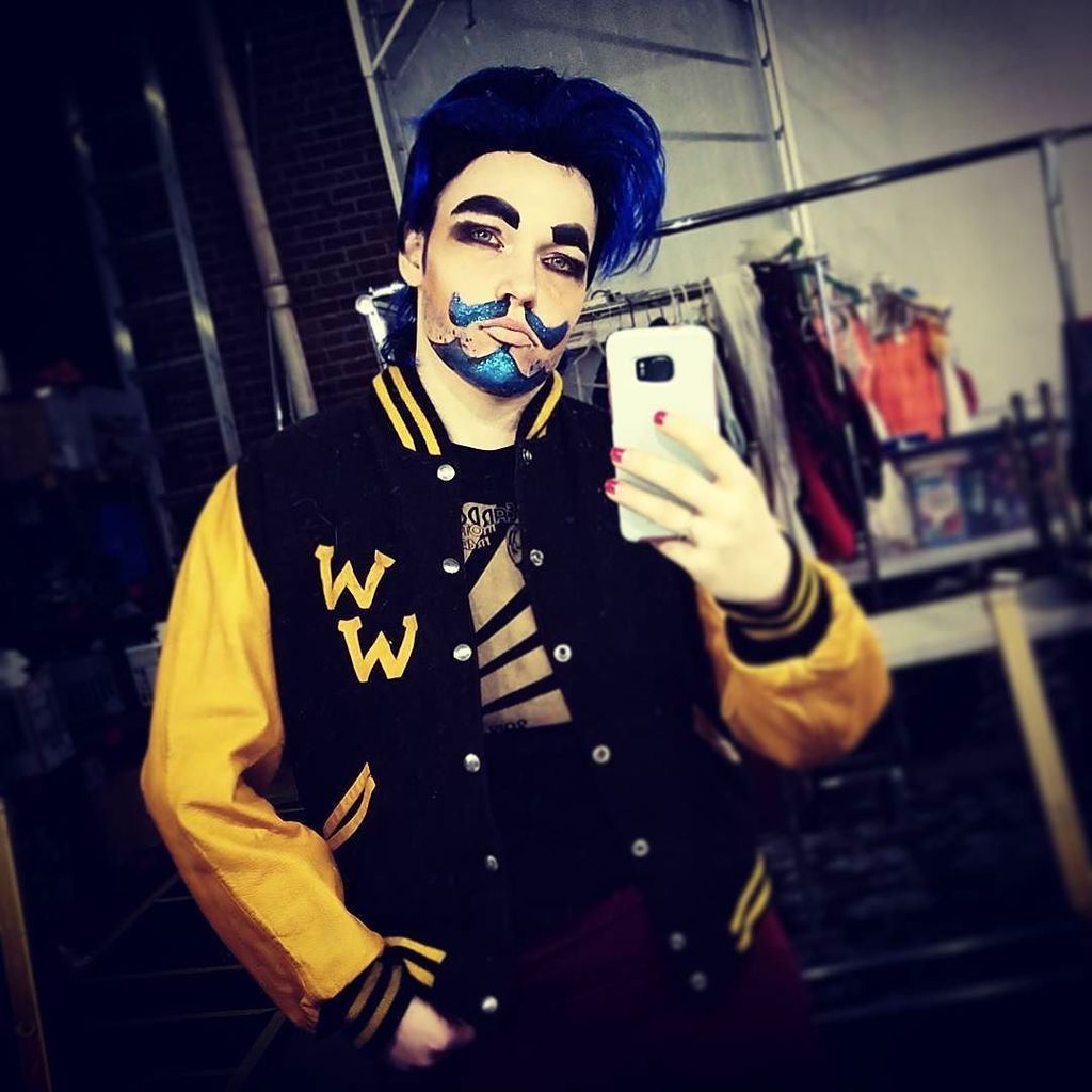 JacFatale's tweet photo. Makeup test for our kinky nutcracker show...Nutcracker Noir! 
Gotta look good for my girl Clara. 
Still waiting on harness, jacket  and leather pants.

#minnskytheatre #minnsky #nordeast #nutcrackernoir #experteasers #jacfatale #vaudeville #vaudevillethe… https://t.co/jr06uMOMe6 https://t.co/2i2zNxtB1C