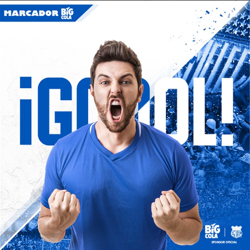 BigColaLatam's tweet photo. El Bombillo enloquece a su hinchada gritando ¡GOOOL! Disfruta en grande con BIG Cola #THINKGBIG #TómaloBIG. https://t.co/Wd5mCGf8ti