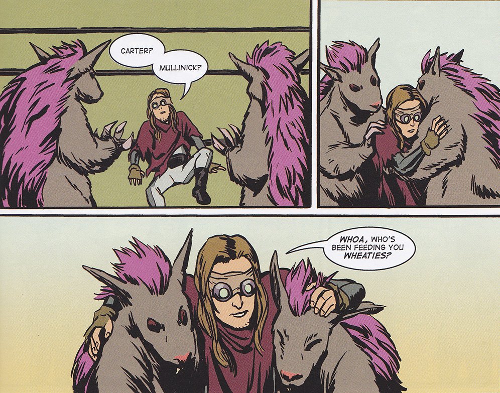 CanuckComics's tweet photo. #DailyPanel: #MajesticRat is reunited with Carter and Mullinick. - #PitifulHumanLizard 4 | #Toronto @Rebel_Loo @AllisonMOToole https://t.co/CKBKEx62gU