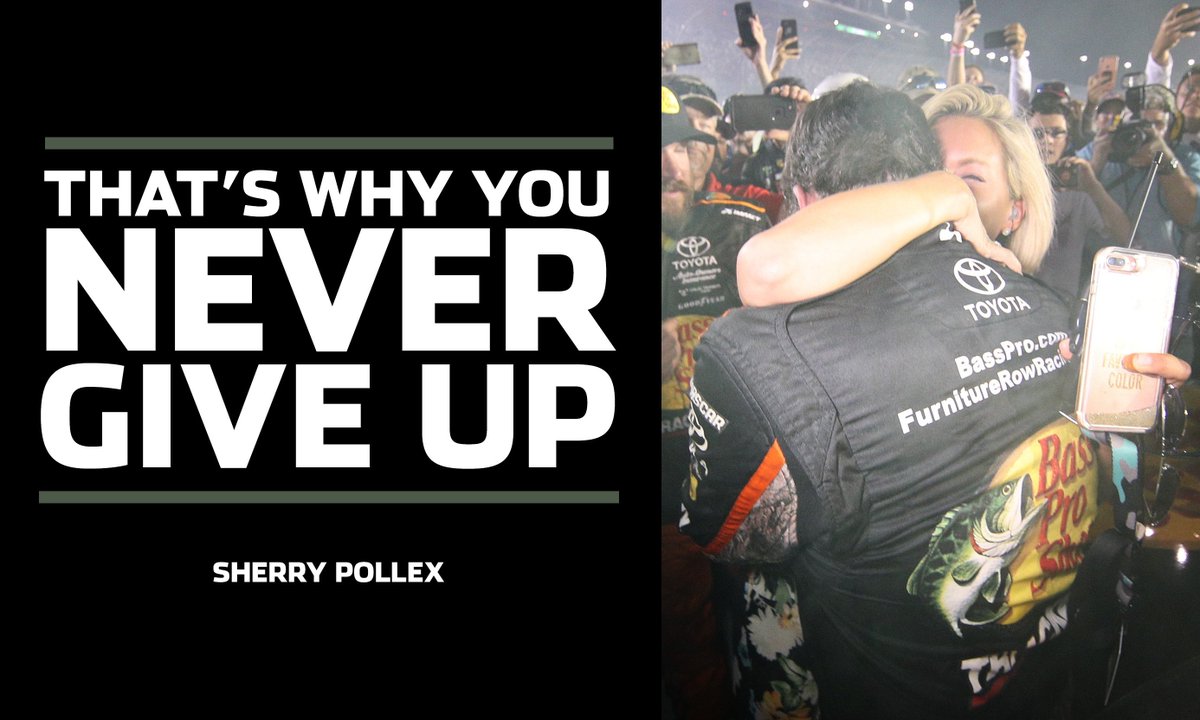 NASCAR's tweet photo. Always fighting. #SherryStrong 💪 https://t.co/5hR4kB9mNF