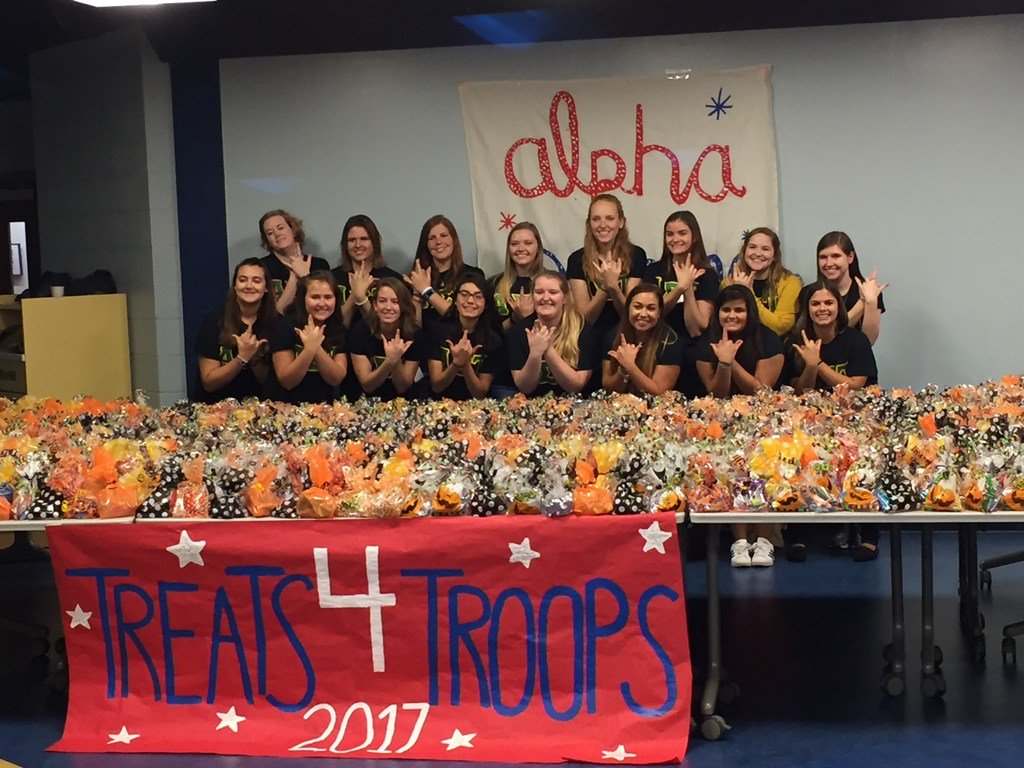 .<a href="/astlvc/">Alpha Sigma Tau-LVC</a> Treats 4 Troops event was recently recognized by the national organization for their efforts! ow.ly/6WbY30gEeSa