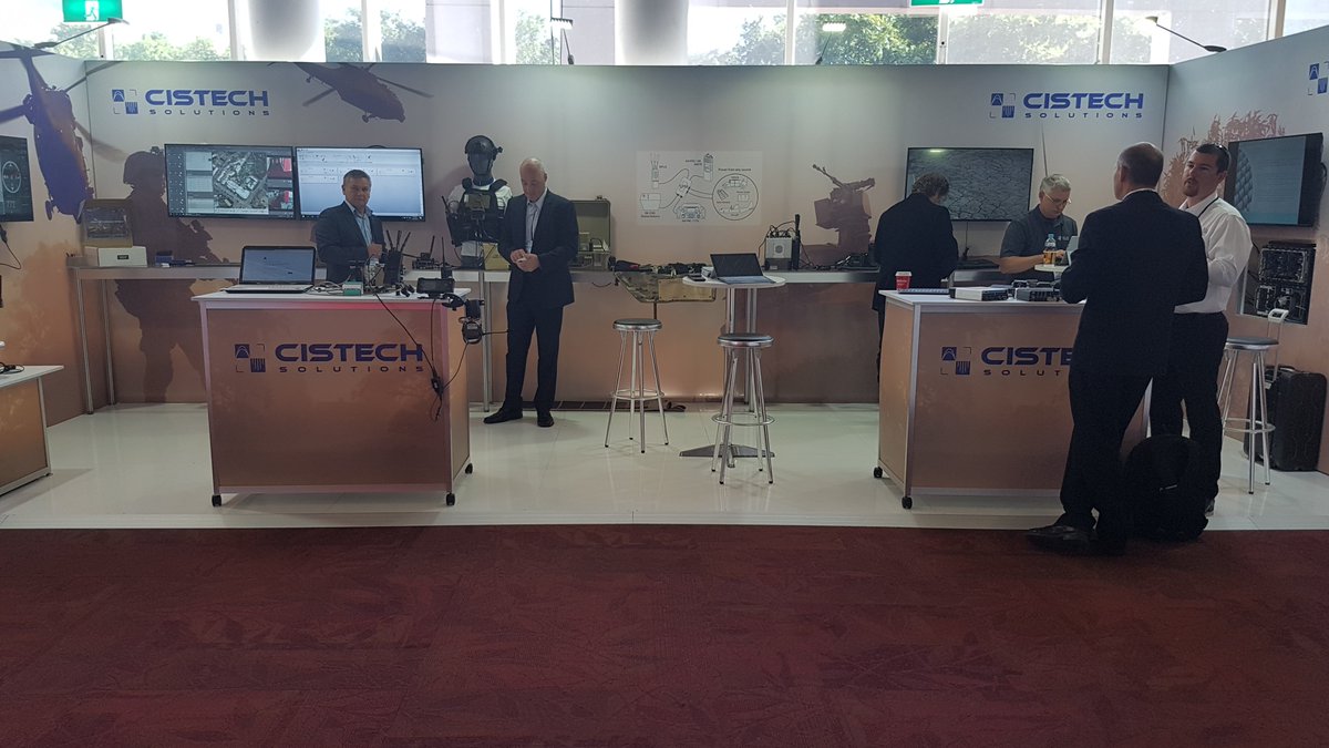 CistechAU's tweet photo. Thanks to everyone for coming out to see us at #MilCis. 

Great people with great products create even greater solutions. #1+1=3 https://t.co/3YBtquzDvC