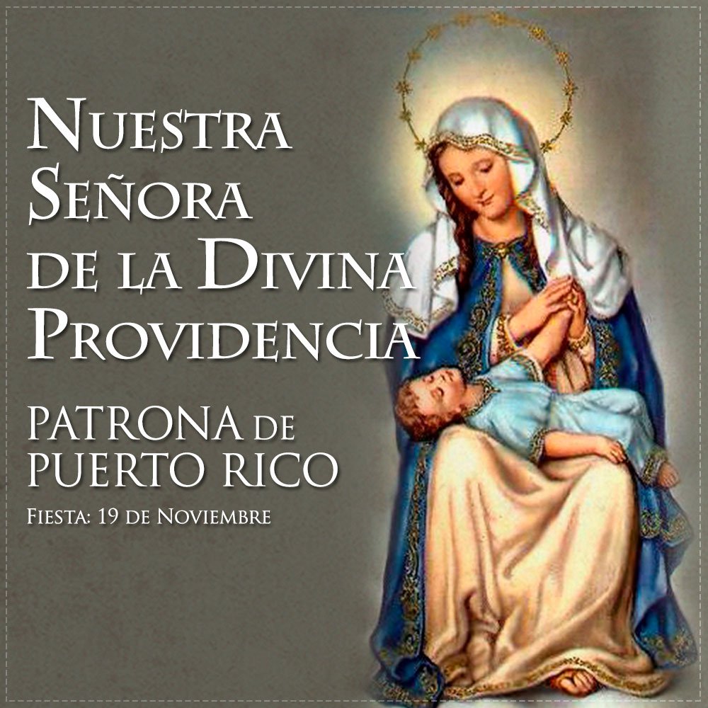 aciprensa's tweet photo. Nuestra Señora de la Divina Providencia es una advocación mariana que se originó en #Italia en el siglo XIII y que luego fue declarada patrona de la isla de #PuertoRico el 19 de noviembre de 1969 por el #PapaPabloVI. https://t.co/CO0AmOyS6Z https://t.co/zJi0FPHuW4