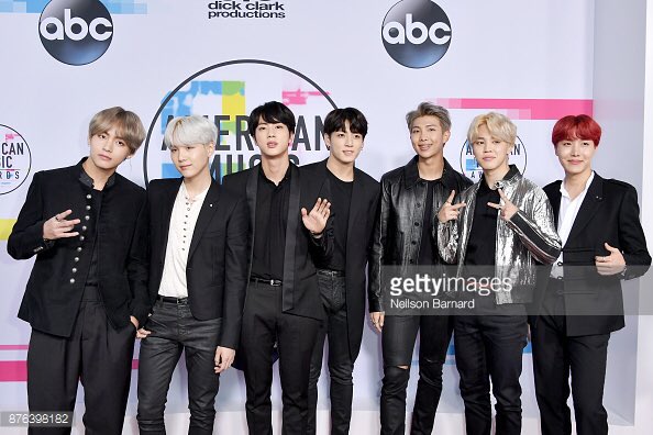 FILTERM00N__'s tweet photo. ARMYs are really proud of you and how far you are going now and then one by one your dreams became true. "Teamwork makes the dream work." #BTSxAMAs #AMAs https://t.co/VMid4K3irp