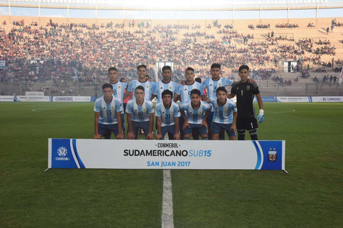 Argentina🇦🇷 campeón del CONMEBOL #SudamericanoSub15 , derrotó 3-2 a Brasil🇧🇷 en la final