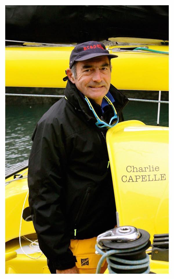 98secondes's tweet photo. Bob Escoffier-Charlie Capelle-Jean-Paul Froc au départ de la Route Rhum 2018 pour vous faire revivre l'émotion de l'édition 1978. Les A'capella au côté de Kriter V vont écrire une nouvelle page de l'histoire 40 ans après.
#acapellaocean #socomore #soreal #routedurhum #snt #Bilfot https://t.co/rCXtdLL84M