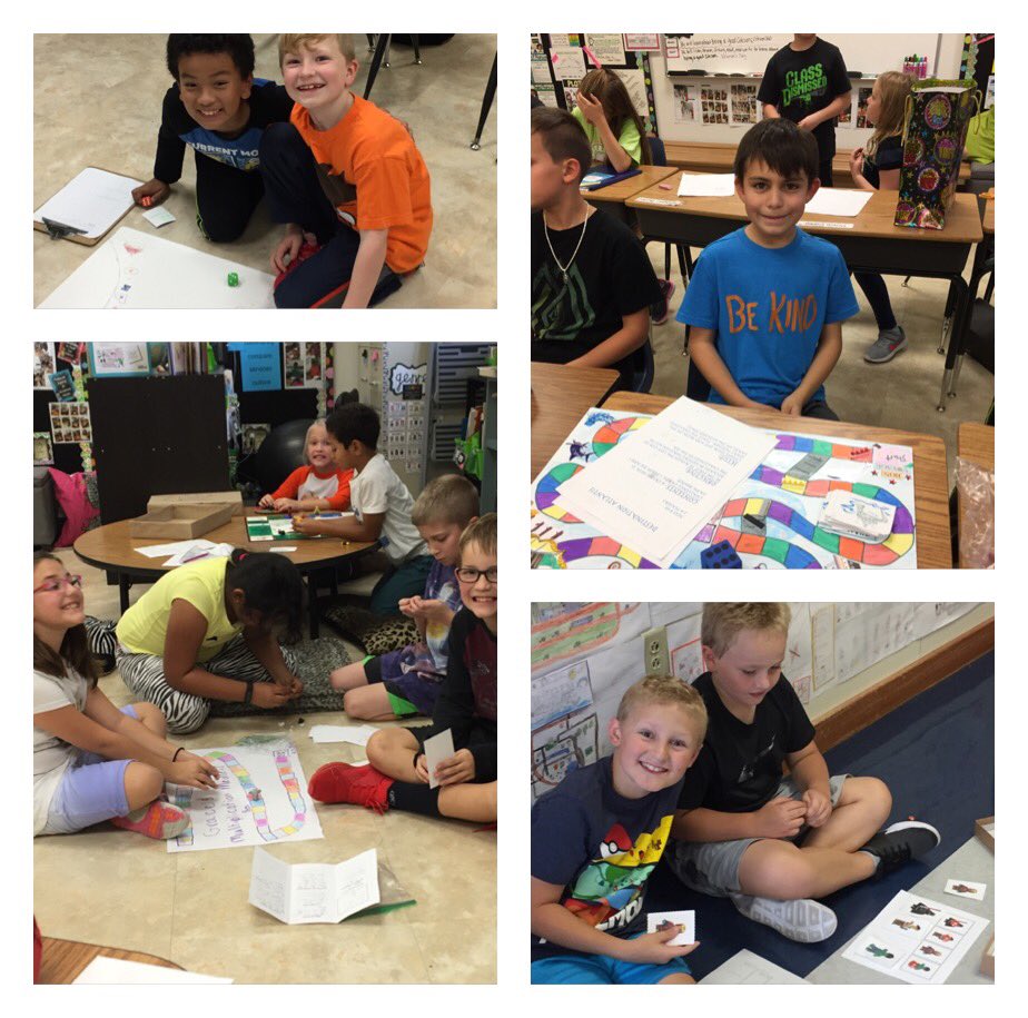 PraterShawna's tweet photo. My students loved our procedural game making project!  They loved reading the directions and playing the games! https://t.co/43MxE4ZANI