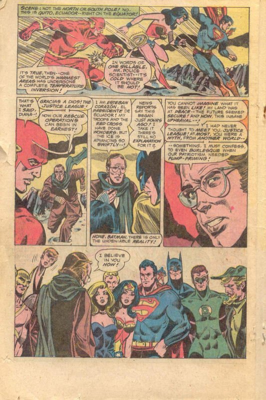 diegorumira's tweet photo. Cómo olvidar cuando la #JusticeLeague visitó Ecuador en 1977, y se reunió con el presidente Esteban Corazón. https://t.co/yi4mYIUjYL