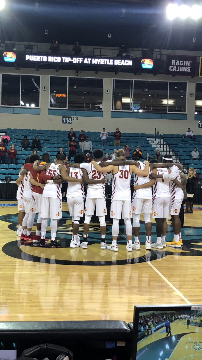 CycloneKev's tweet photo. Awesome to see @CycloneMBB come together and win the #PRTipOff! #CyclONEnation @CoachProhm Congrats to @nickbabb12 and @Pursuing_Dreams on being name all tourney! https://t.co/yM6Pk1lGfU