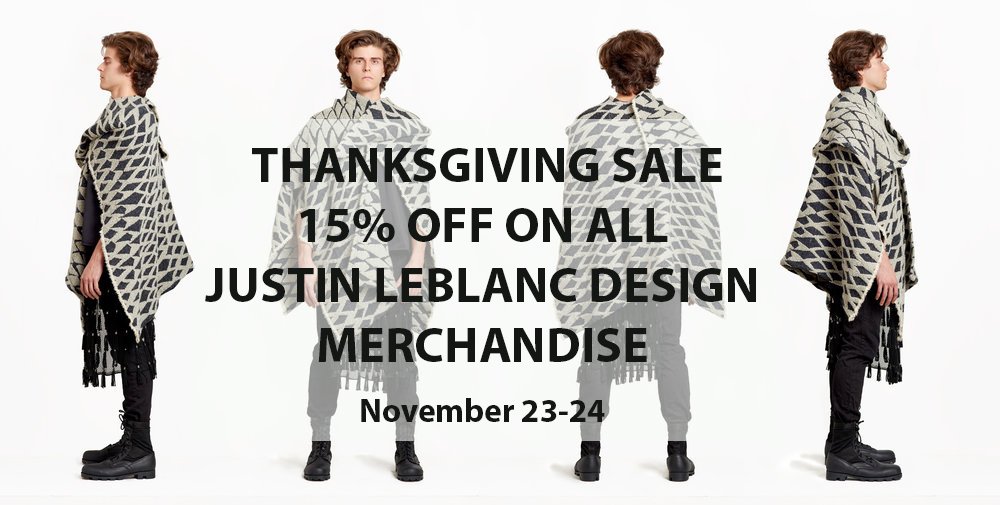 JLeBlancDesign's tweet image. 4 days from now- I am please to announce 15% off site wide! Get your @JLeBlancDesign gear in time for the holiday gifting! Promo code coming soon!!! #holidaysale #designerjustin #DesignerSale #BlackFriday #BlackFriday2017 #ProjectRunway