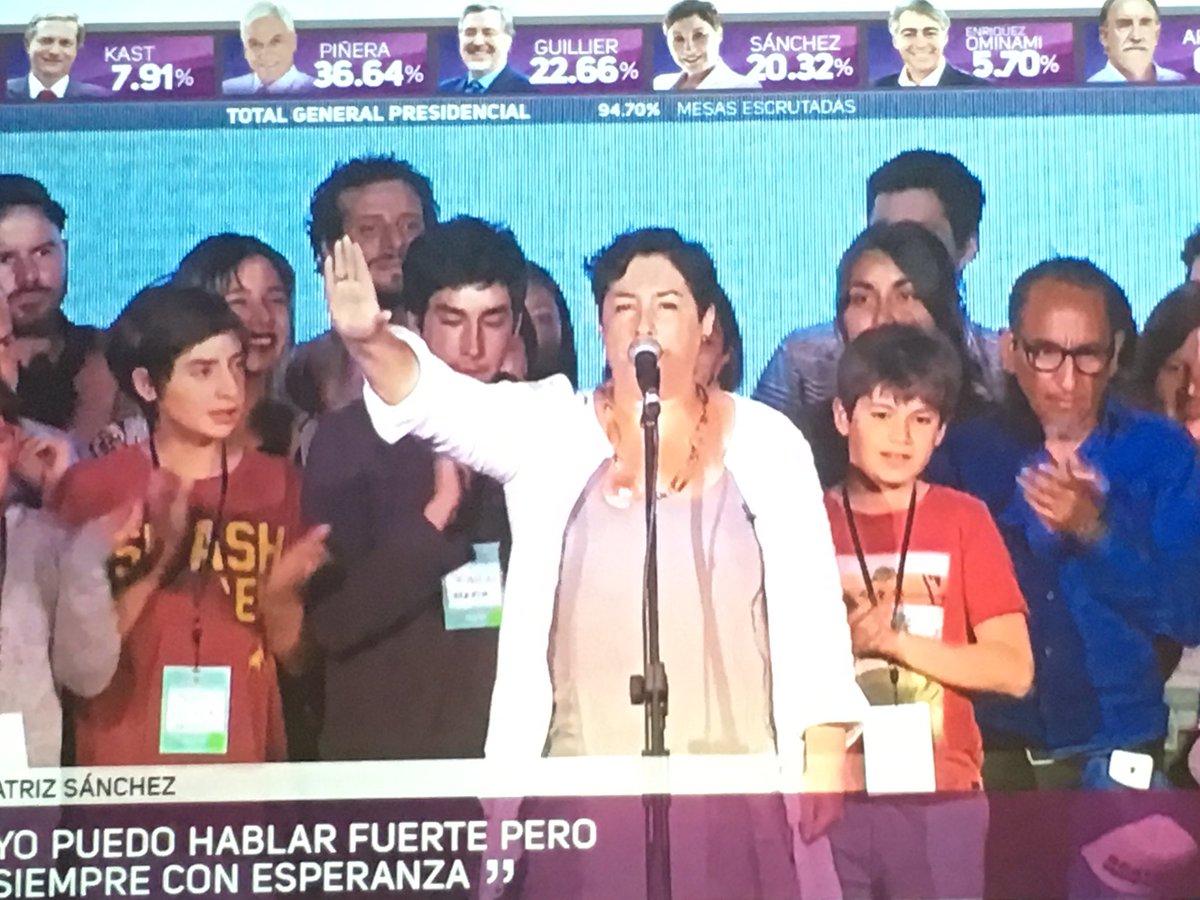 Si los diarios en Chile no fueran de derecha, esta mujer estaría en segunda vuelta. #crack  #estoreciencomienza #frenteamplio