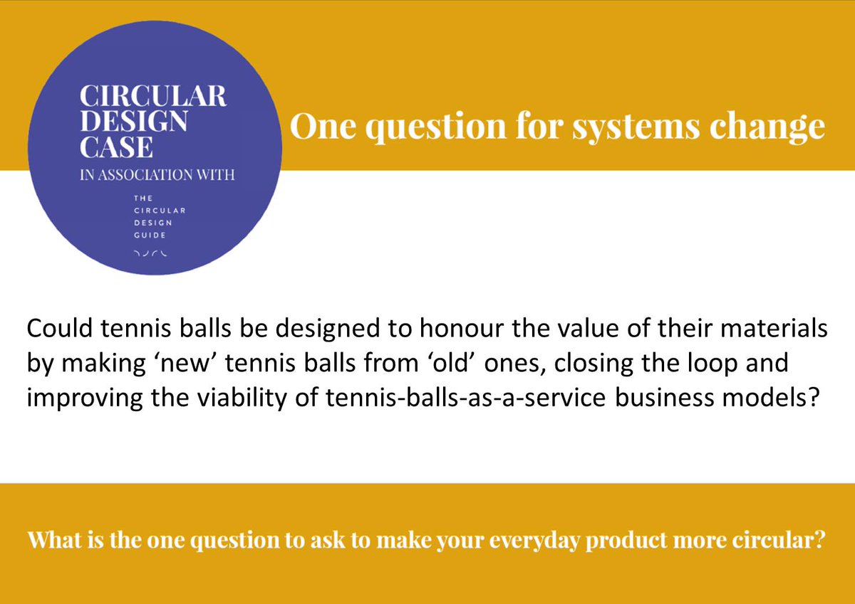 hptalbot's tweet photo. Anyone else excited by the prospect of tennis-balls-as-a-service? #thinkdif #circulardesigncase #tennis #balls #tennisballs #sport #circulareconomy @circulareconomy https://t.co/FYJp0L23Oi