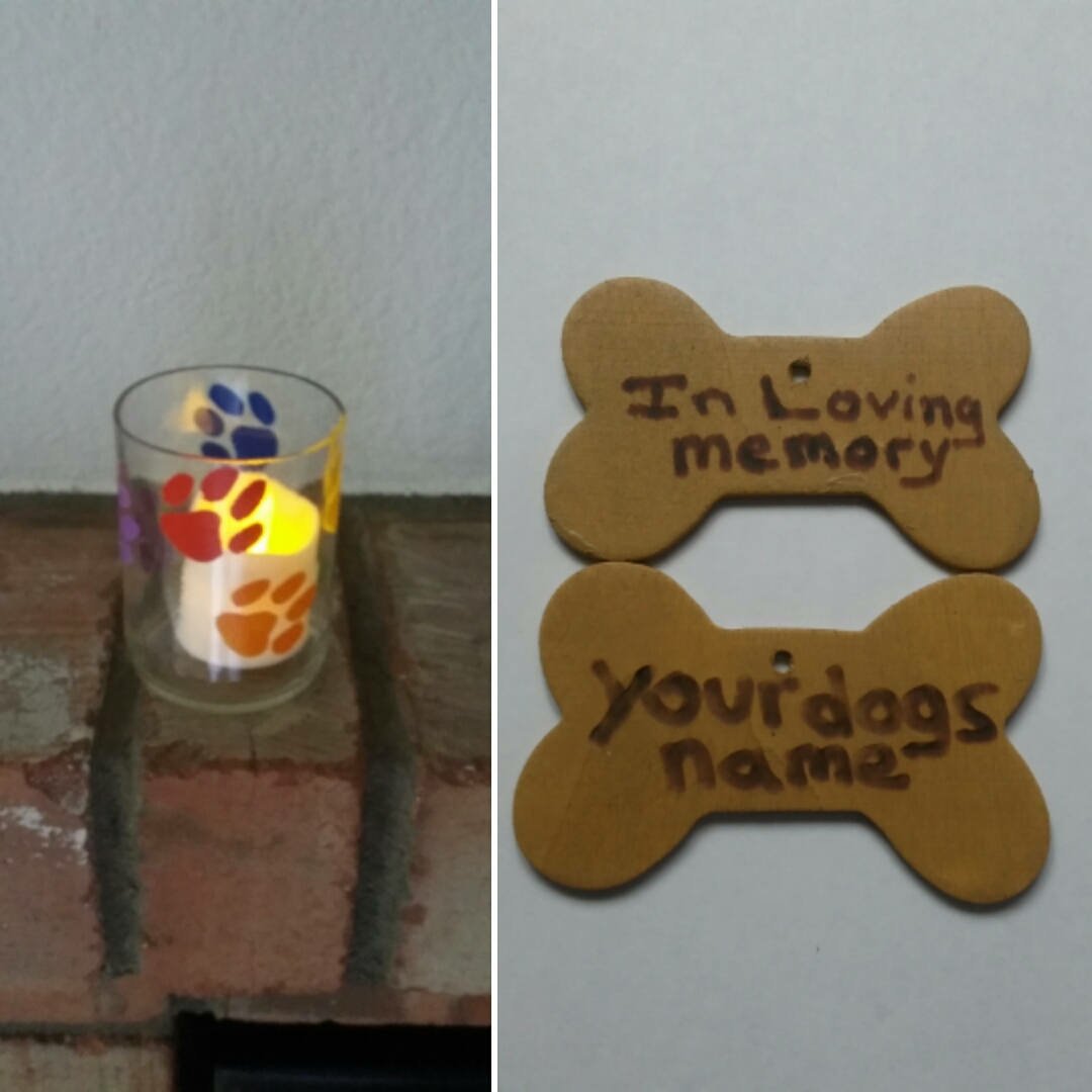 Excited to share the latest addition to my #etsy shop: Dog memorial candle holder, Rainbow bridge, Pet remembrance, Dog sympathy gift, In Loving memory personalized bone included #petloss #dogmemorialcandle #rainbowbridge #petremembrance #dogsympathygift etsy.me/2zj84Xf