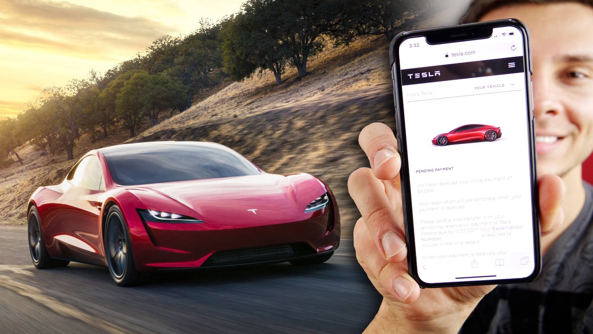 EveryApplePro's tweet photo. I Choose You Tesla, Reserved a Roadster! My iPhone X Giveaway &amp; Latest Apple News. https://t.co/wsaTjB8TYe https://t.co/A4dDBUNZ7B
