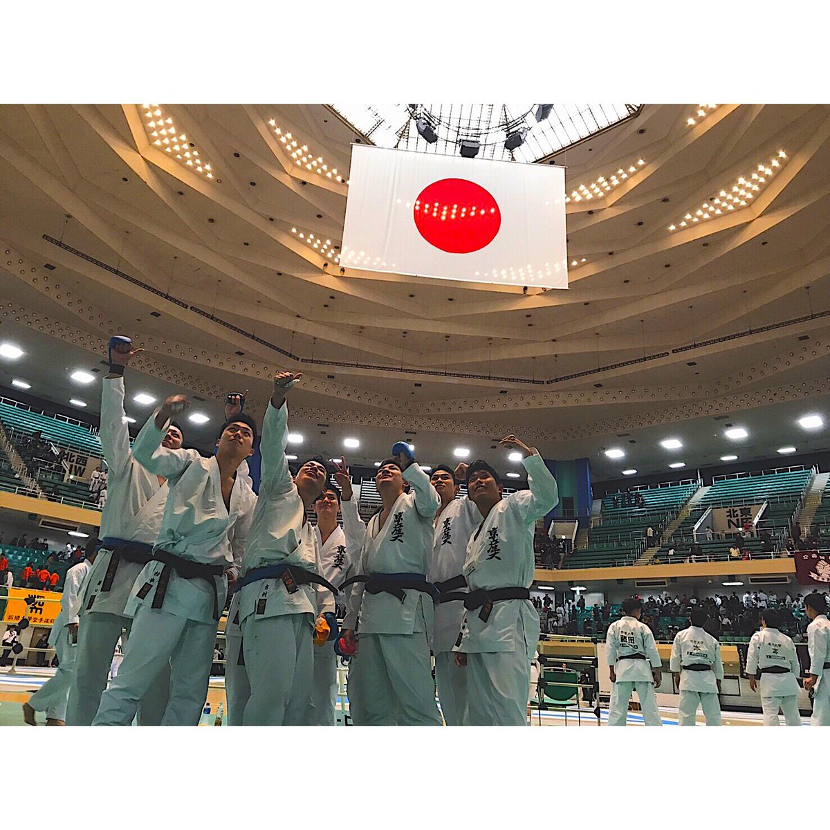 ka2uk1718's tweet photo. 全日本学生二連覇🏆
日本一の主将になれました。

皆本当にありがとう…苦労が報われた日でした！
胴上げもありがとう😂✨ https://t.co/pkbKQBauOq