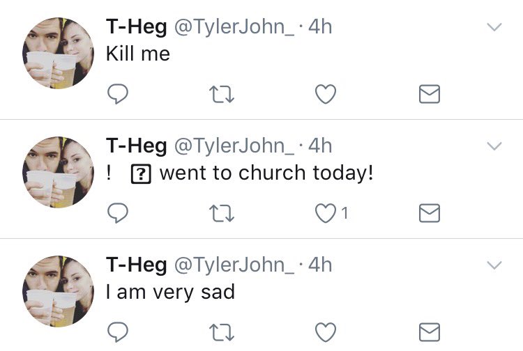 Jsmith__7's tweet photo. I see church didn't go so well today @TylerJohn_ https://t.co/u3bH8Y7tNS
