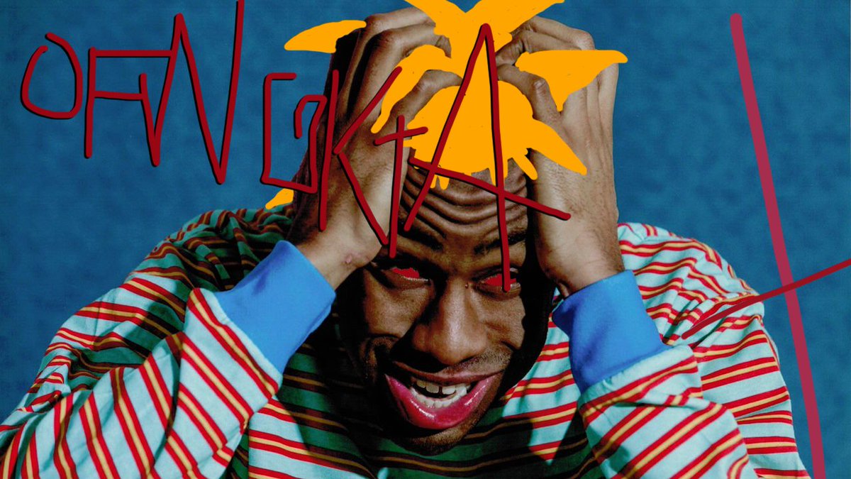 TruthPerfected's tweet photo. Tyler The Creator Don't Believe in God, Satan or Buckets of Bleach (MuchDank Style) #muchdank #tylerthecreator #hiphopfunny #hiphop #tylerthecreatorgay #bleach #art #goodjob #original #funny #mondaymotivation #boringmondays #indie #culture https://t.co/eDnHb9Nza4 https://t.co/2CZ0qiDiIV