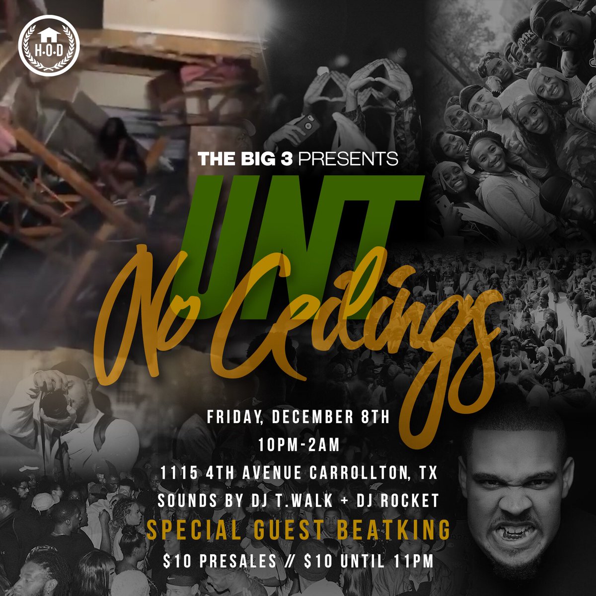 StayBryght's tweet photo. #UNTNoCeilings🤘🏽🦅🎥
We got the Club God in the building!
#OldUNT and #NewDenton coming out! Time to get ratchet. 🤦🏽‍♂️🤯 https://t.co/oX00GKEMTO