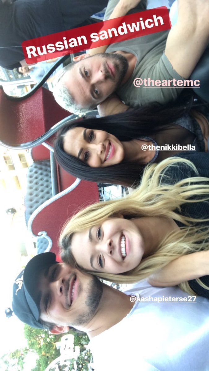 Zahid889's tweet photo. @JohnCena hey John I was a huge fan of you and Nicole @BellaTwins but I don’t think she loves you so much because when you are not around she is treating artem like you she is like artem is her man not you and her hand always on artem’s shoulder https://t.co/MzTJY7KbYn