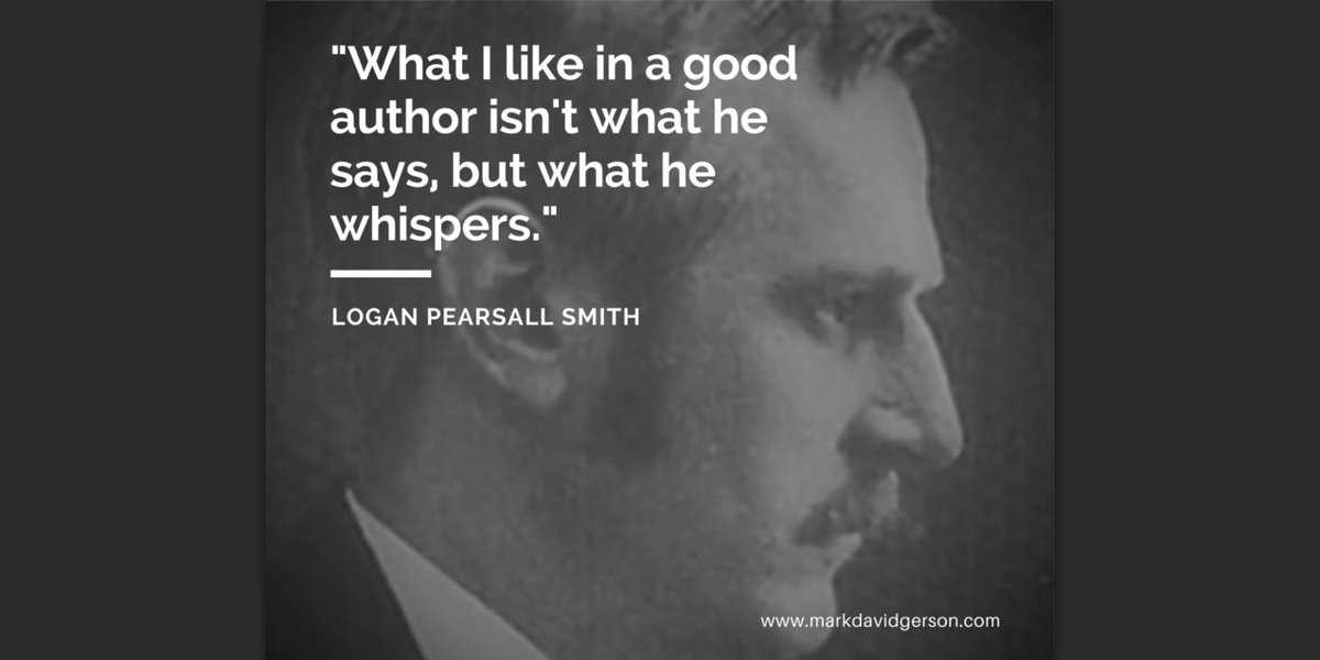 ChChWriters's tweet photo. "What I like in a good author isn't what he says, but what he whispers." #writing #writerslife #quote https://t.co/jxNilok5sv