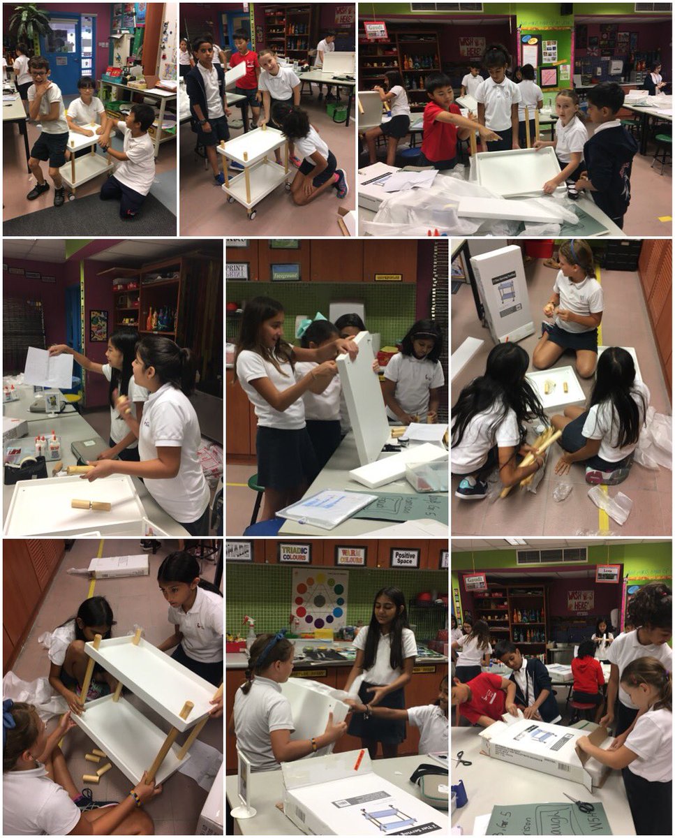 kmcfadzen's tweet photo. Kids love to build stuff. I don’t love assembling furniture. Everybody wins. #problemsolving #reallifeskills #sasedu #StudioC100 https://t.co/Q9GGBLHnyw