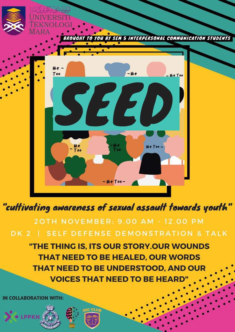 seed2k17's tweet photo. Phase 2 - SEED 2017 is commencing right now at DK2, FKPM!!! Come by to learn about sexual assault and self-defense https://t.co/Xe9Xpchsru