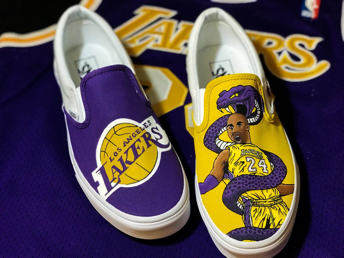 lakers custom shoes