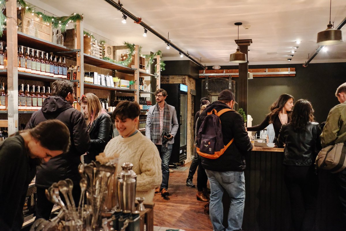 artintheage's tweet photo. 🎉 Tomorrow is the day! The AITA store will be open 11am to 7pm stocked with bar essentials, bottles, and holiday gifts. We’ll see you at our tasting room, Philly! 🎉🍾 https://t.co/jBRVvkbe7M